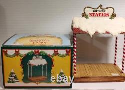 Enesco North Pole Village 1988 North Pole Station (VERY RARE) In Original Box