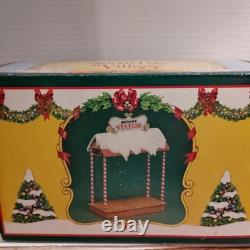 Enesco North Pole Village 1988 North Pole Station (VERY RARE) In Original Box