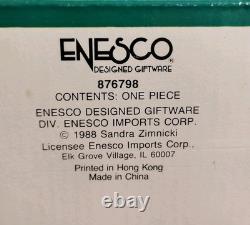 Enesco North Pole Village 1988 North Pole Station (VERY RARE) In Original Box