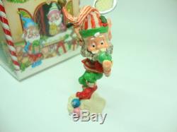 Enesco North Pole Village 1991 Spunky The Tennis Player With Box 830984