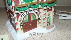 Enesco North Pole Village 629278 Firehouse. M13