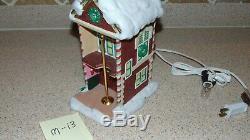 Enesco North Pole Village 629278 Firehouse. M13