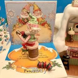 Enesco North Pole Village #869651 Twiddles Tailor Shop (1994) Sandra Zimnicki