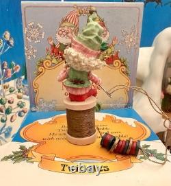 Enesco North Pole Village #869651 Twiddles Tailor Shop (1994) Sandra Zimnicki