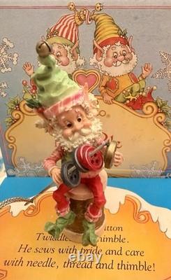 Enesco North Pole Village #869651 Twiddles Tailor Shop (1994) Sandra Zimnicki