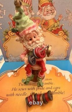 Enesco North Pole Village #869651 Twiddles Tailor Shop (1994) Sandra Zimnicki