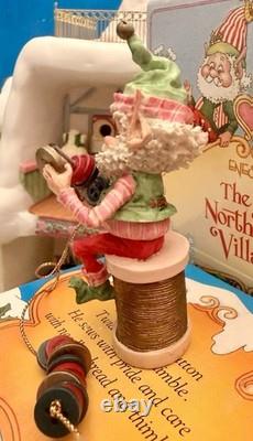 Enesco North Pole Village #869651 Twiddles Tailor Shop (1994) Sandra Zimnicki