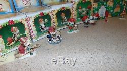 Enesco North Pole Village All The Firemen And Extras. Original Boxes. C2