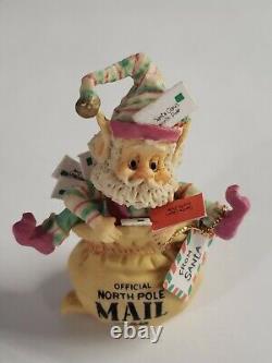 Enesco North Pole Village Crinkles Elf Figurine withBox 830143 ZIMNICKI 1990 elves