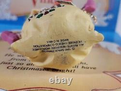 Enesco North Pole Village Crinkles Elf Figurine withBox 830143 ZIMNICKI 1990 elves