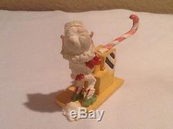 Enesco North Pole Village Elf, 1987 Puffy, rare piece #876763
