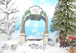 Enesco North Pole Village Elf Elves Sandi Zimnicki ARCHWAY GATE withbox
