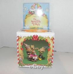 Enesco North Pole Village Elf Elves Sandi Zimnicki BUDDY & HAPPY Rare withbox