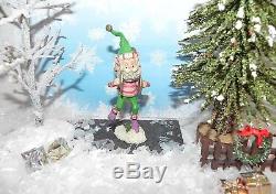 Enesco North Pole Village Elf Elves Sandi Zimnicki CLASHER Parade withbox