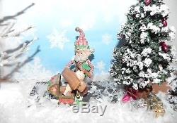 Enesco North Pole Village Elf Elves Sandi Zimnicki Mayor Mistletoe withbox