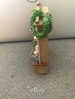 Enesco North Pole Village Elves Post Office Elf Cubby Euc