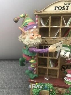 Enesco North Pole Village Elves Post Office Elf Cubby Euc