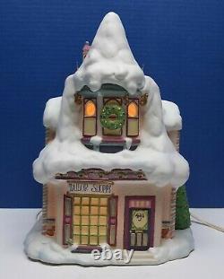 Enesco North Pole Village Elves TAILOR SHOP Nightlight Sandi Zimnicki WithBox RARE