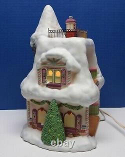 Enesco North Pole Village Elves TAILOR SHOP Nightlight Sandi Zimnicki WithBox RARE