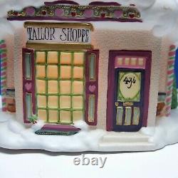 Enesco North Pole Village Elves TAILOR SHOP Nightlight Sandi Zimnicki WithBox RARE