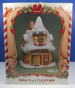 Enesco North Pole Village Elves TAILOR SHOP Nightlight Sandi Zimnicki WithBox RARE