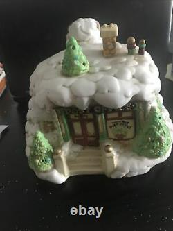 Enesco North Pole Village Elves The Post Office Building In Box Euc