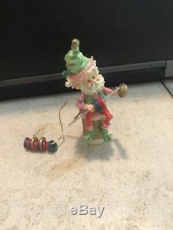 Enesco North Pole Village Elves Twiddles The Tailor Shop Elf! Euc