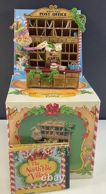 Enesco North Pole Village Mailroom Cubby Elf sorting Mail Sandy Zimnicki Vintage