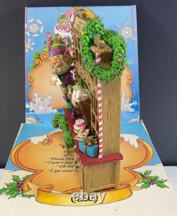 Enesco North Pole Village Mailroom Cubby Elf sorting Mail Sandy Zimnicki Vintage