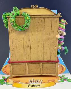 Enesco North Pole Village Mailroom Cubby Elf sorting Mail Sandy Zimnicki Vintage