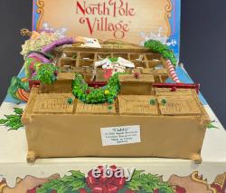 Enesco North Pole Village Mailroom Cubby Elf sorting Mail Sandy Zimnicki Vintage
