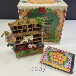 Enesco North Pole Village Mailroom Cubby Elf sorting Mail Sandy Zimnicki Vintage