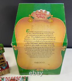 Enesco North Pole Village Mailroom Cubby Elf sorting Mail Sandy Zimnicki Vintage