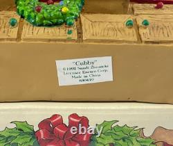 Enesco North Pole Village Mailroom Cubby Elf sorting Mail Sandy Zimnicki Vintage
