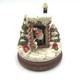 Enesco North Pole Village Music Box 876879 Santa Simon In The Outhouse Zimnicki