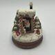 Enesco North Pole Village Music Box 876879 Santa Simon In The Outhouse Zimnicki