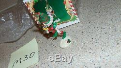 Enesco North Pole Village Nimble (football Player) 830992 In Original Box M-30