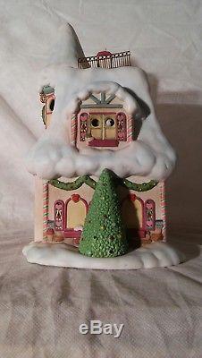 Enesco North Pole Village Sandi Zimnicki Elf Tailor Shoppe Lighted Christmas 91