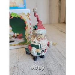 Enesco RARE Santa Claus teacher vintage North Pole Village accessory Xmas