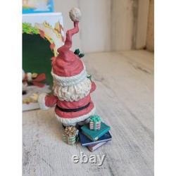 Enesco RARE Santa Claus teacher vintage North Pole Village accessory Xmas