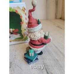 Enesco RARE Santa Claus teacher vintage North Pole Village accessory Xmas