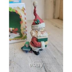 Enesco RARE Santa Claus teacher vintage North Pole Village accessory Xmas