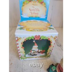 Enesco RARE Santa Claus teacher vintage North Pole Village accessory Xmas