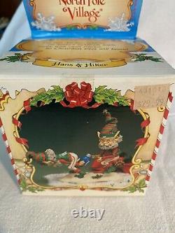 Enesco Sandy Zimnicki HANS & HIKER 831018 North Pole Village Rare