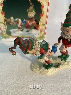 Enesco Sandy Zimnicki HANS & HIKER 831018 North Pole Village Rare