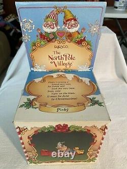 Enesco Sandy Zimnicki PINKY 831565 North Pole Village RARE GREEN