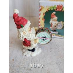 Enesco Sergeant Santa RARE North Pole Village accessory Xmas vintage