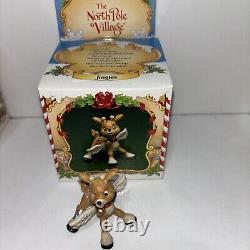 Enesco The North Pole Village 1986 Sandra Zimnicki Lot Of 10 Reindeer READ