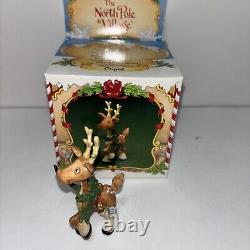 Enesco The North Pole Village 1986 Sandra Zimnicki Lot Of 10 Reindeer READ