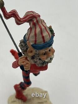 Enesco The North Pole Village Birdie Golf Elf Figurine 831573 VERY RARE